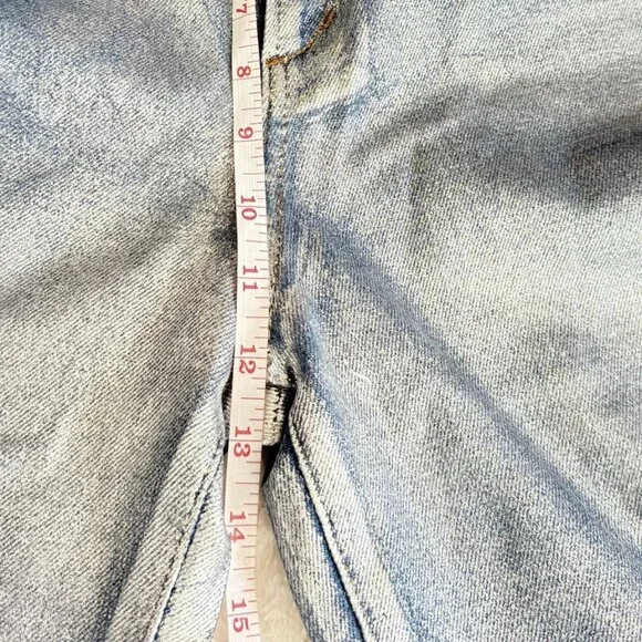 Joe's Jeans The Mia High Rise Foil Wide Leg Denim Party Indigo Metallic 28 NWT - Picture 12 of 15